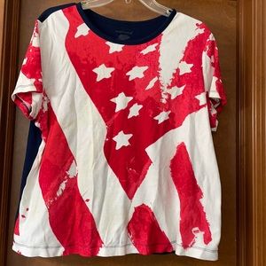 Westbound Red and White Star Tee